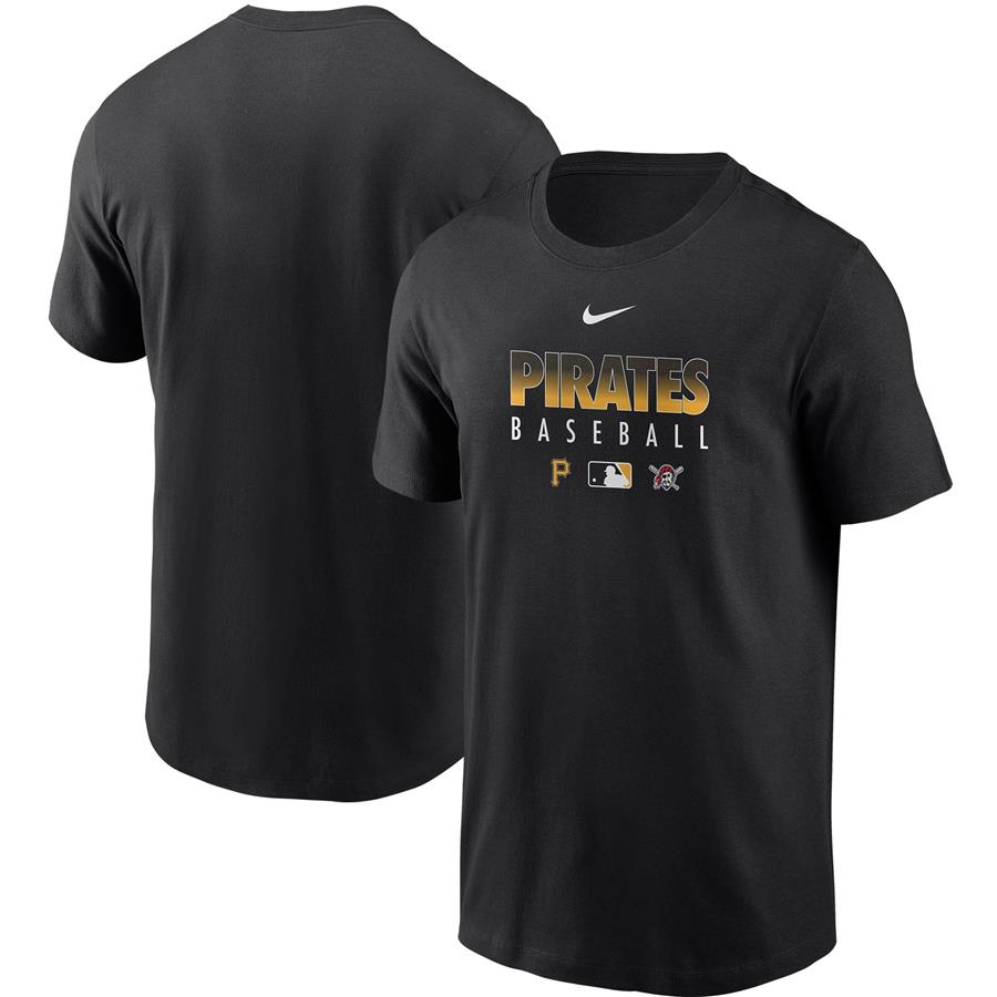Pittsburgh Pirates Nike Authentic Collection Team Performance T-Shirt - Black