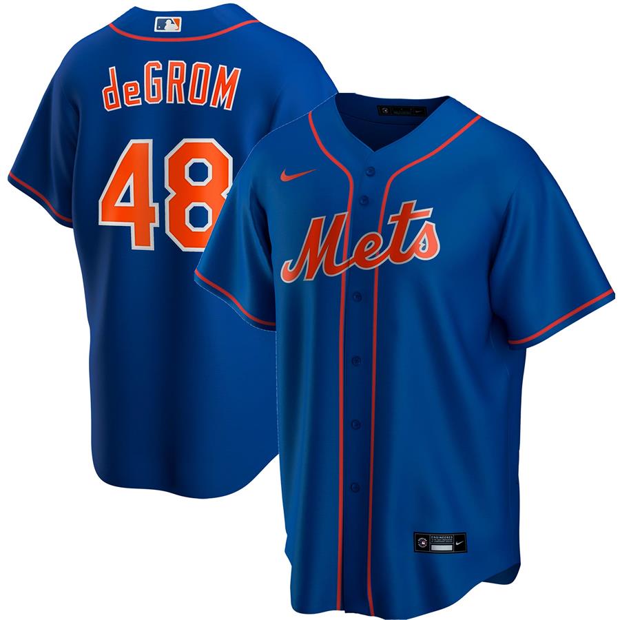 Jacob deGrom New York Mets Nike Alternate Replica Player Name Jersey - Royal