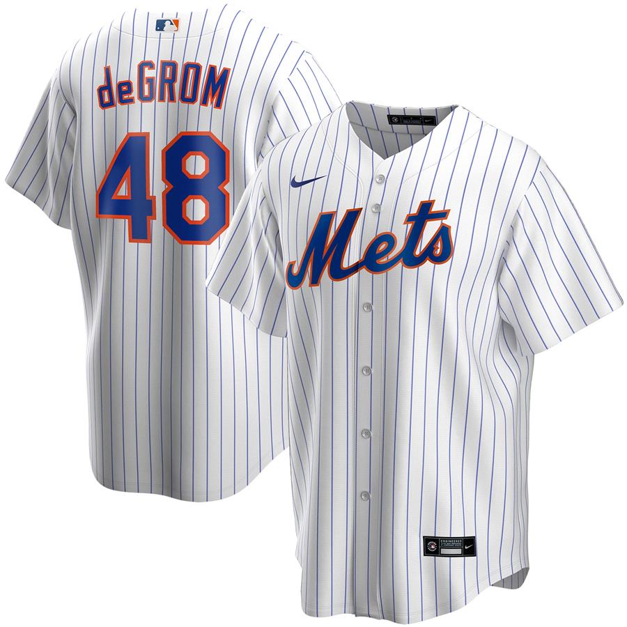 Jacob deGrom New York Mets Nike Home Replica Player Name Jersey - White