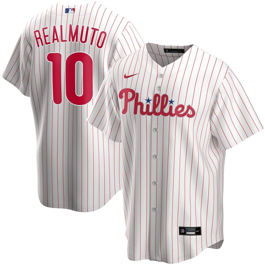 JT Realmuto Philadelphia Phillies Nike Home Replica Player Name Jersey - White
