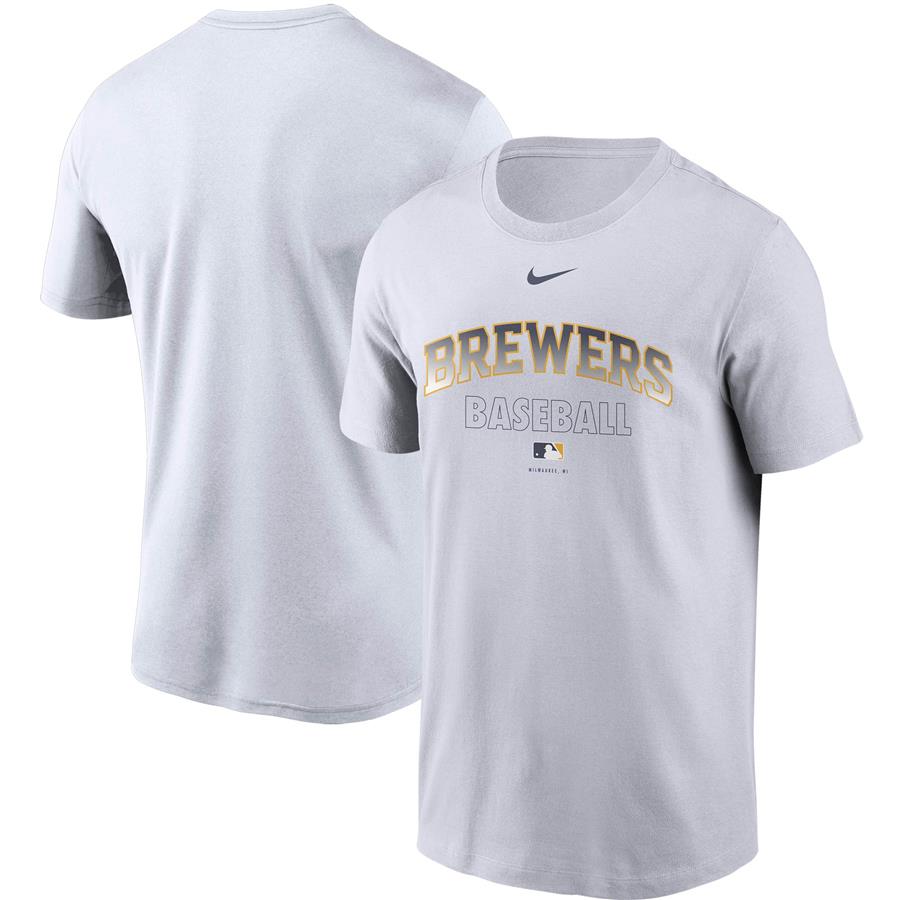 Milwaukee Brewers Nike Authentic Collection Legend Performance T-Shirt - White