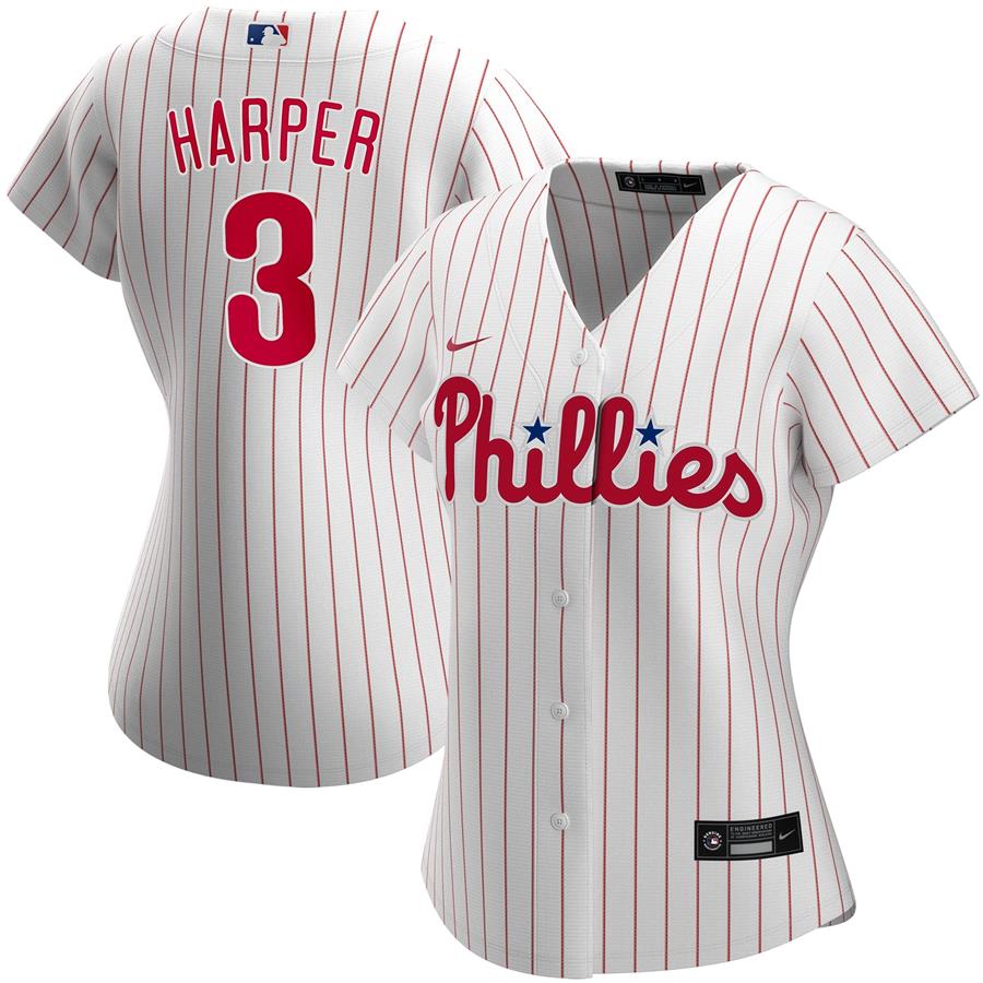 Bryce Harper Philadelphia Phillies Nike Women's Home Replica Player Jersey - White