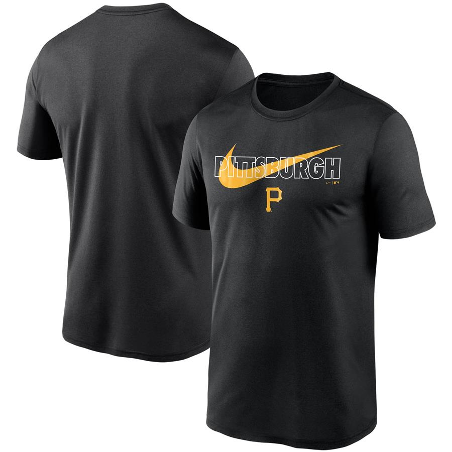 Pittsburgh Pirates Nike City Swoosh Legend Performance T-Shirt - Black