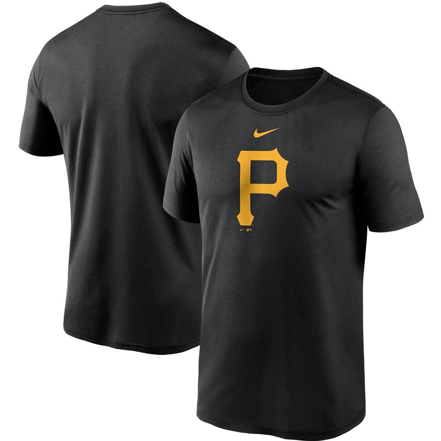 Pittsburgh Pirates Nike Team Large Logo Legend Performance T-Shirt - Black