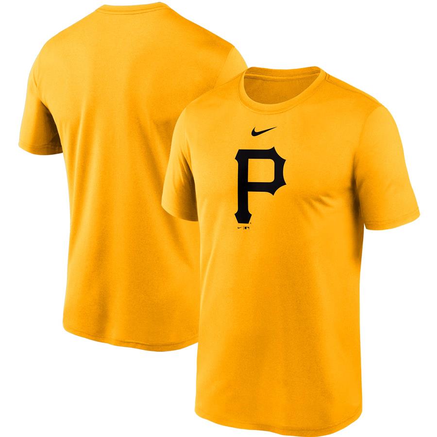 Pittsburgh Pirates Nike Team Large Logo Legend Performance T-Shirt - Gold