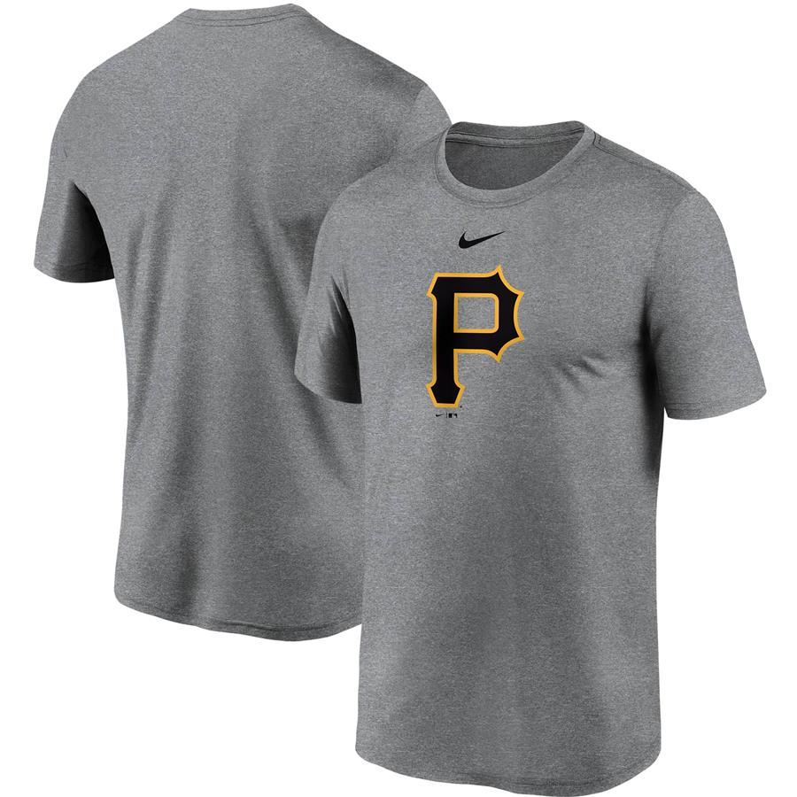 Pittsburgh Pirates Nike Team Large Logo Legend Performance T-Shirt - Gray