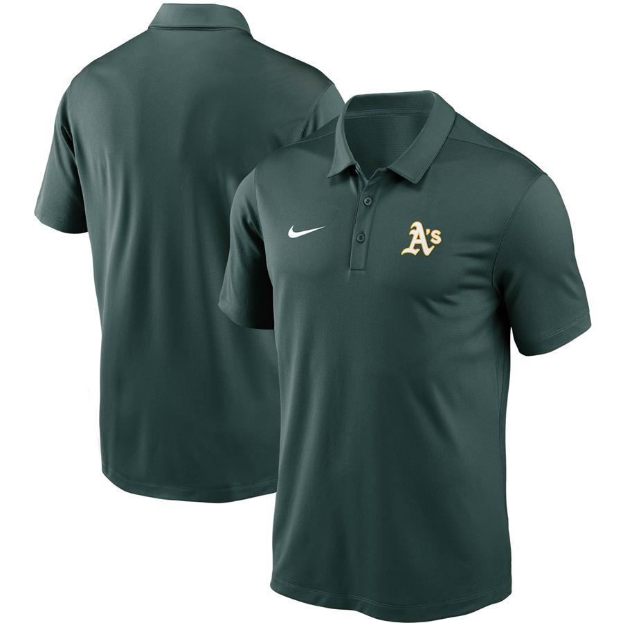 Oakland Athletics Nike Team Logo Franchise Performance Polo - Green