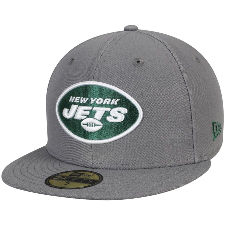New York Jets New Era Storm 59FIFTY Fitted Hat - Graphite