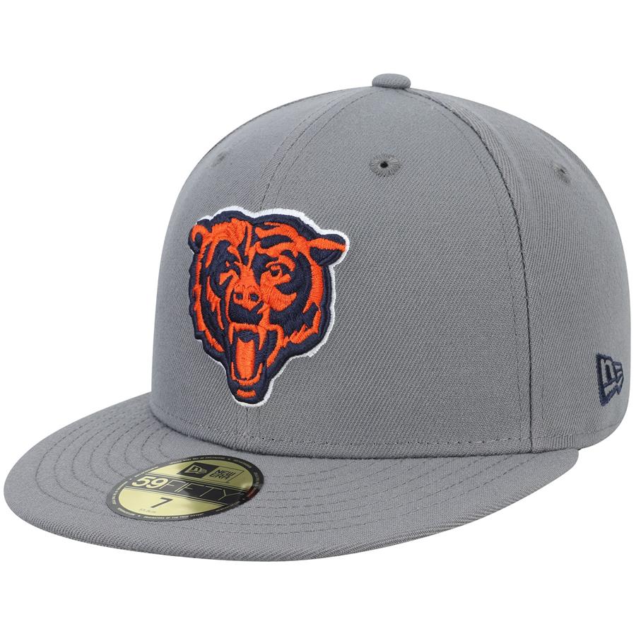 Chicago Bears New Era Alternate Logo Storm 59FIFTY Fitted Hat - Graphite