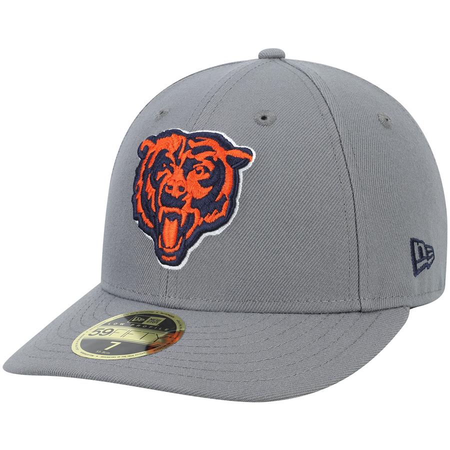 Chicago Bears New Era Alternate Logo Storm Low Profile 59FIFTY Fitted Hat - Graphite