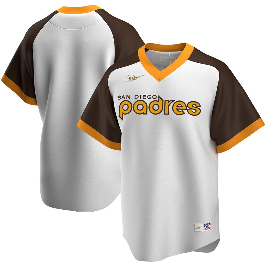 San Diego Padres Nike Home Cooperstown Collection Team Jersey - White