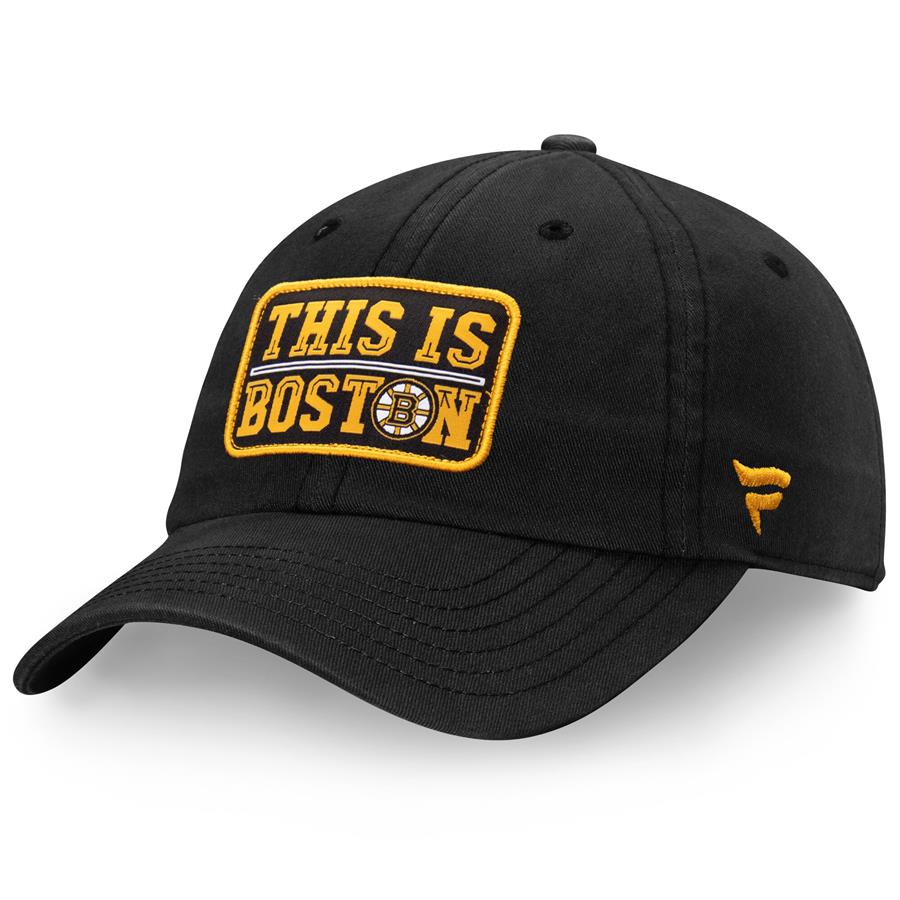 Boston Bruins Fanatics Branded Hometown Adjustable Hat - Black