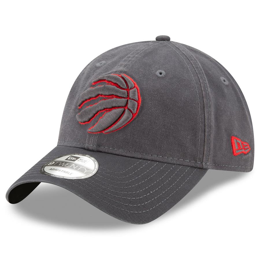 Toronto Raptors New Era Tonal Team Pop 9TWENTY Adjustable Hat - Graphite