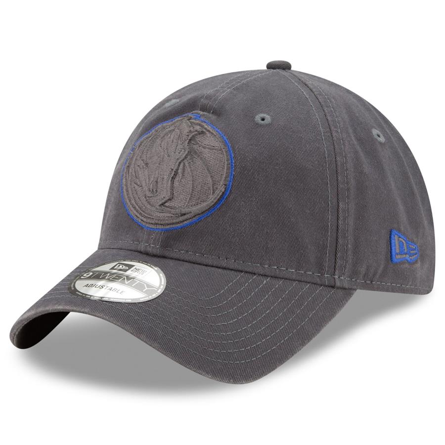 Dallas Mavericks New Era Tonal Team Pop 9TWENTY Adjustable Hat - Graphite