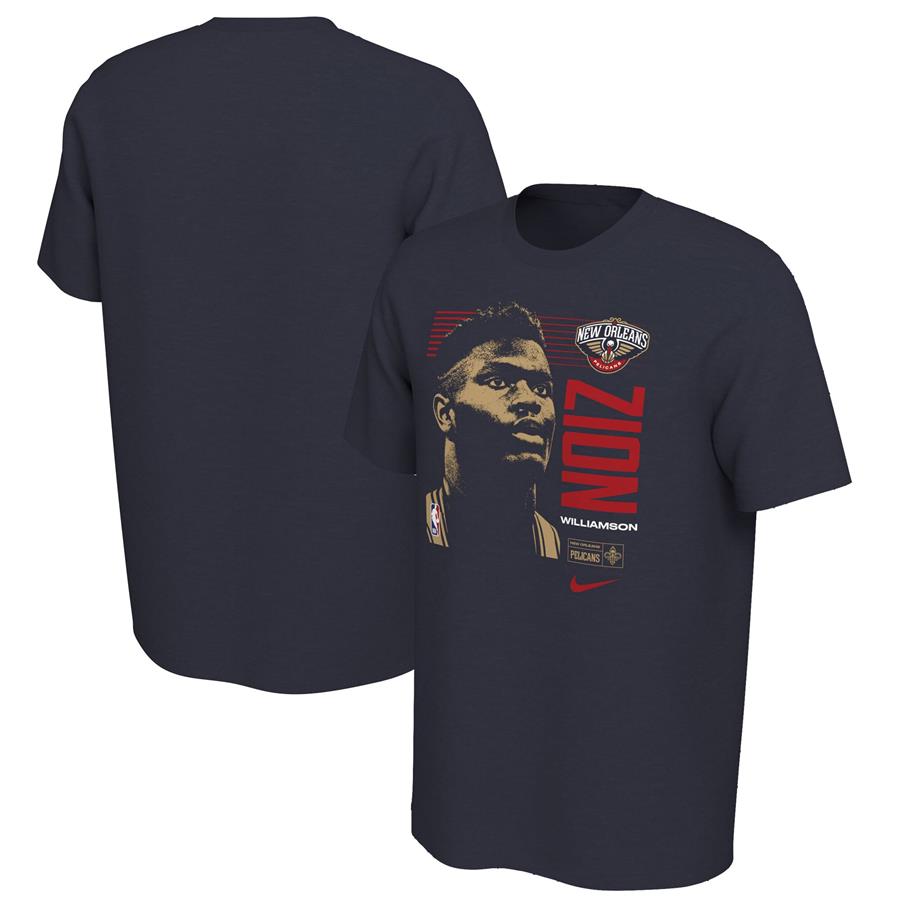 Zion Williamson New Orleans Pelicans Nike 2019 NBA Draft First Round Rookie T-Shirt - Navy