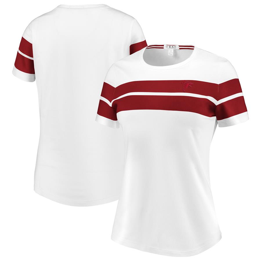 Atlanta Falcons WEAR By Erin Andrews Women's T-Shirt - White