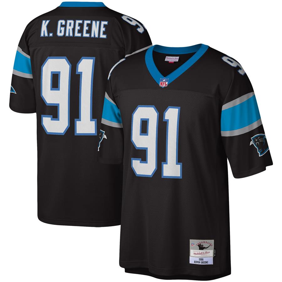 Джерси Kevin Greene Carolina Panthers Mitchell & Ness Legacy Replica (чёрный)