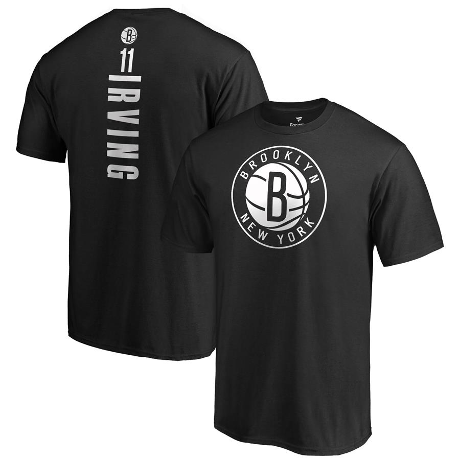 Kyrie Irving Brooklyn Nets Fanatics Branded Playmaker Name & Number T-Shirt - Black