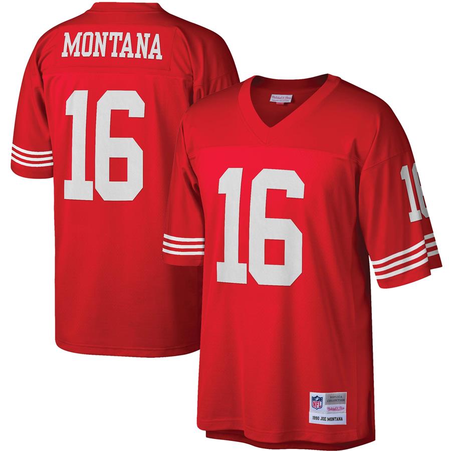 Joe Montana San Francisco 49ers Mitchell & Ness Legacy Replica Jersey - Scarlet