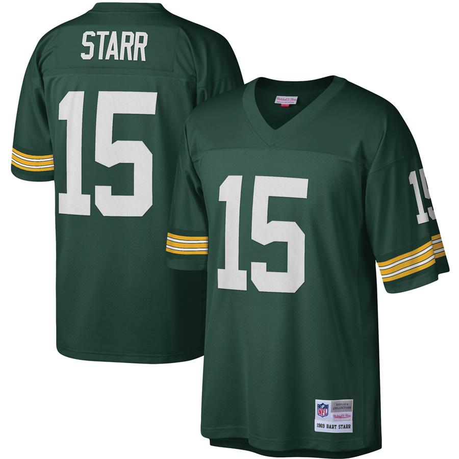 Bart Starr Green Bay Packers Mitchell & Ness 1996 Legacy Replica Jersey - Green
