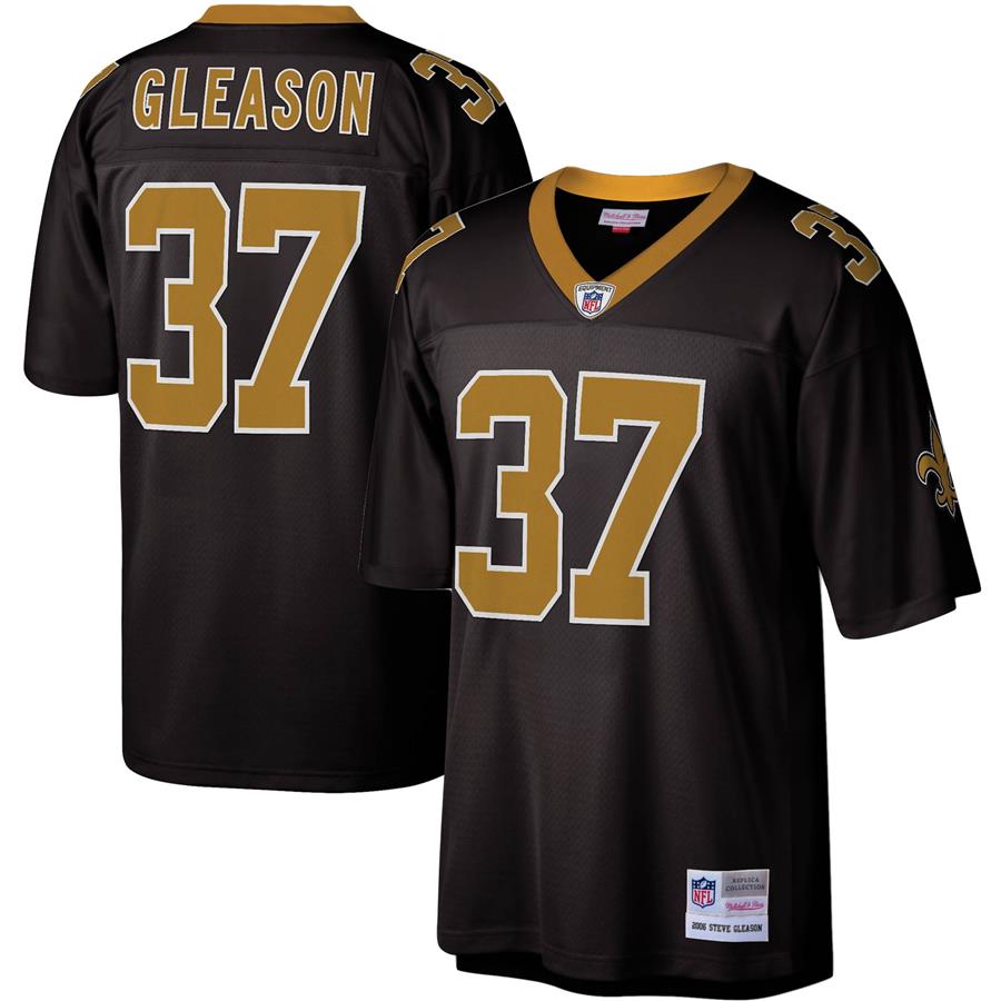 Джерси Steve Gleason New Orleans Saints Mitchell & Ness Legacy Replica (чёрный)