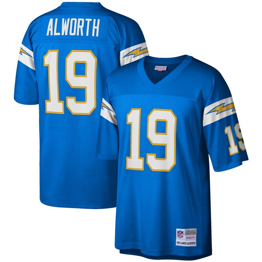 Джерси Lance Alworth Los Angeles Chargers Mitchell & Ness Legacy Replica (голубой)