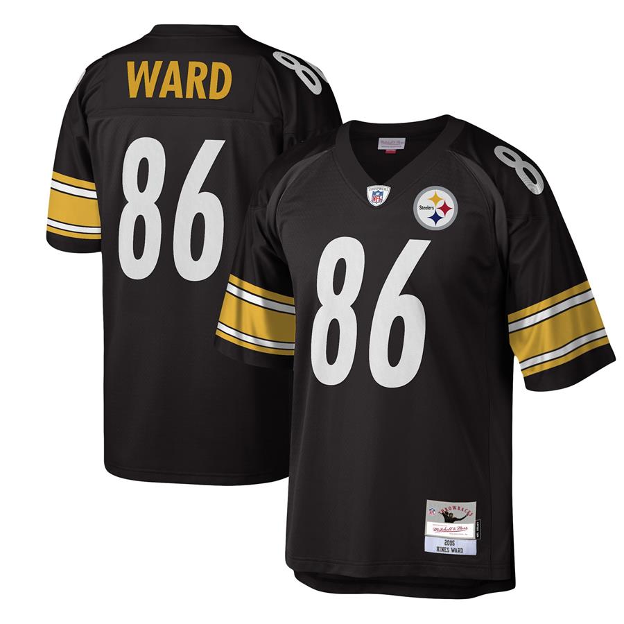Hines Ward Pittsburgh Steelers Mitchell & Ness Legacy Replica Jersey - Black
