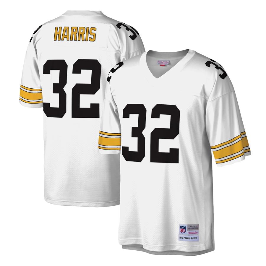 Franco Harris Pittsburgh Steelers Mitchell & Ness Legacy Replica Jersey - White