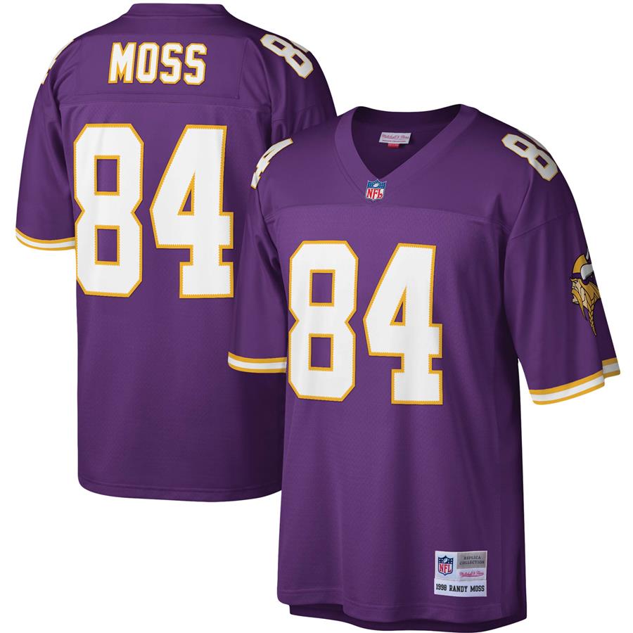 Randy Moss Minnesota Vikings Mitchell & Ness Legacy Replica Jersey - Purple
