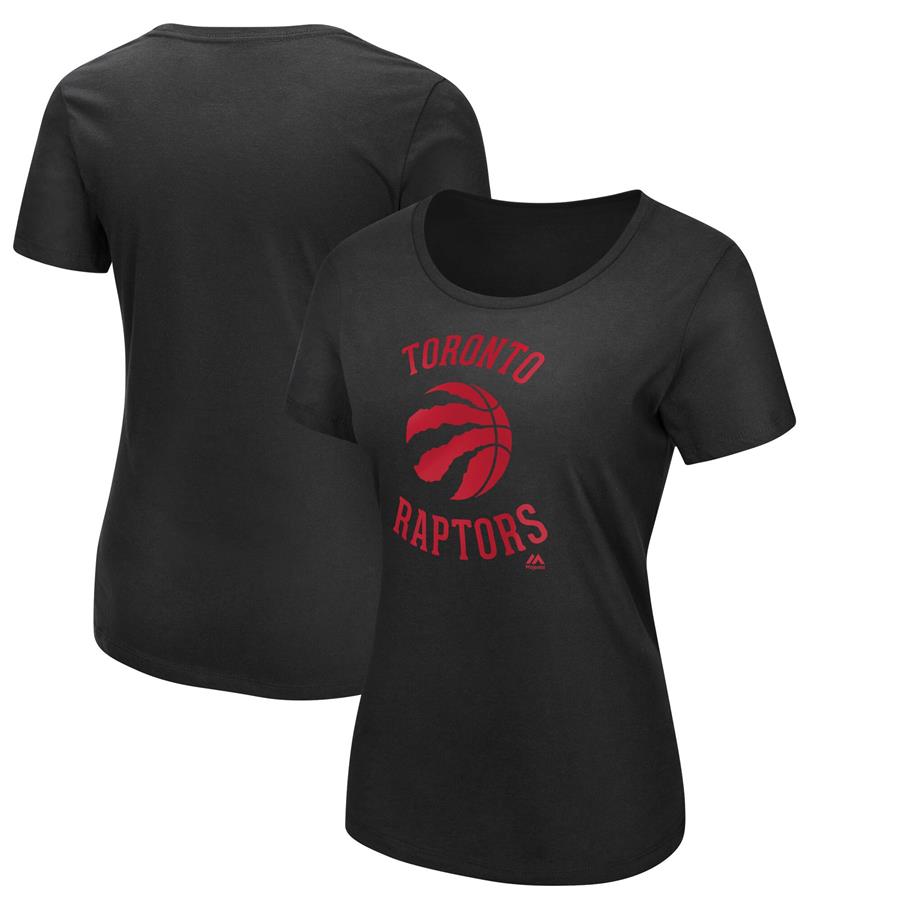 Toronto Raptors Majestic Women's The Main Thing T-Shirt - Black