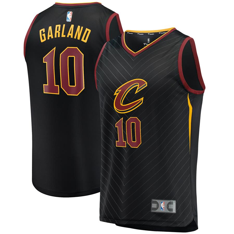 Darius Garland Cleveland Cavaliers Fanatics Branded Fast Break Replica Jersey Black - Statement Edition
