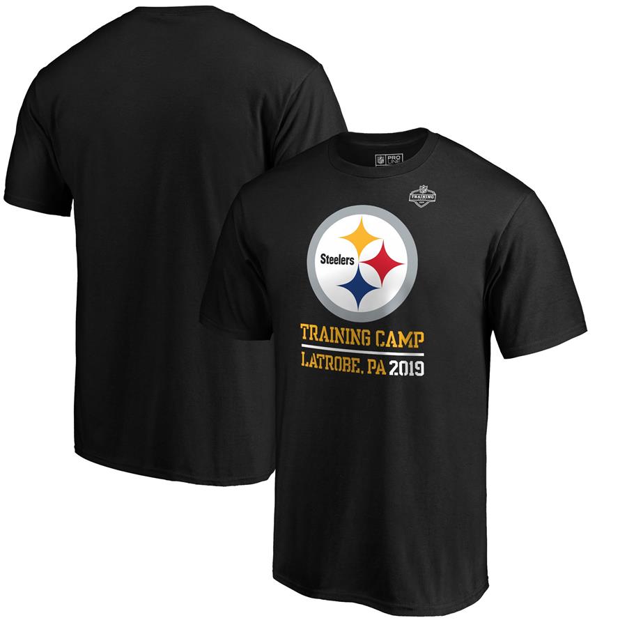 Pittsburgh Steelers NFL Pro Line by Fanatics Branded 2019 NFL Training Camp Locale T-Shirt - Black