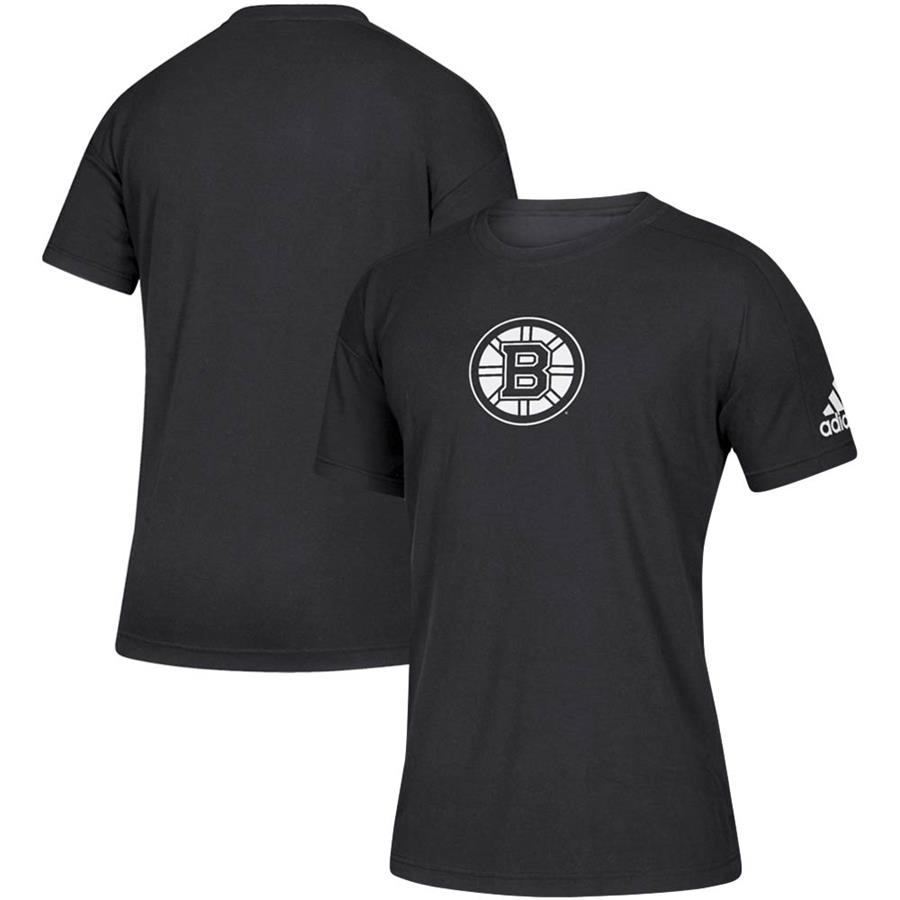 Boston Bruins adidas Stadium ID Tri-Blend T-Shirt - Black