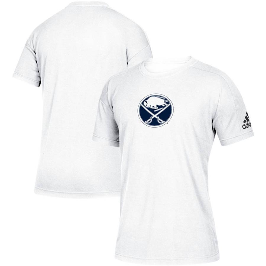 Buffalo Sabres adidas Stadium ID Tri-Blend T-Shirt - White