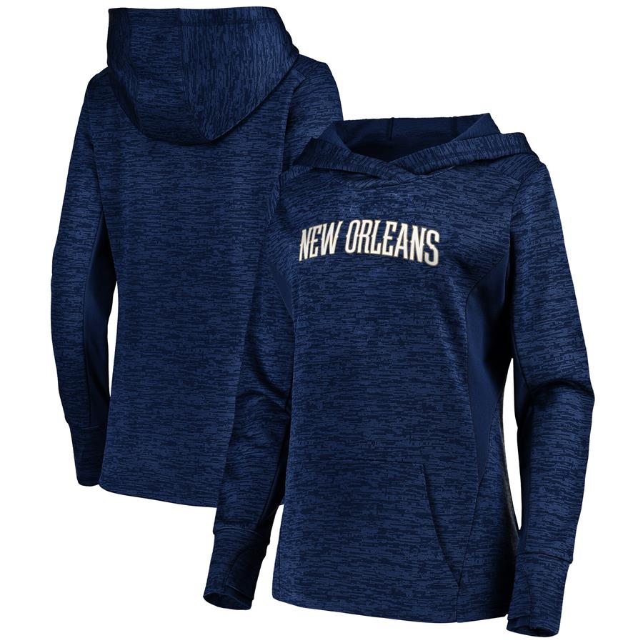 New Orleans Pelicans Fanatics Branded Women's Showtime Done Better Pullover Hoodie - Navy