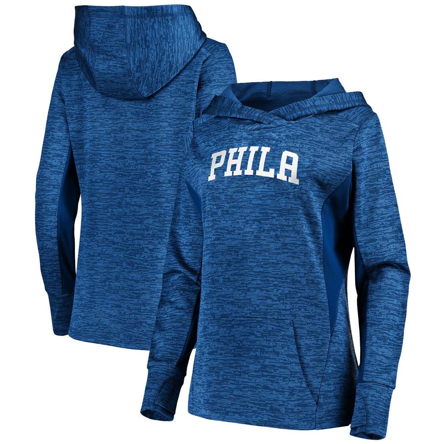 Philadelphia 76ers Fanatics Branded Women's Showtime Done Better Pullover Hoodie - Royal