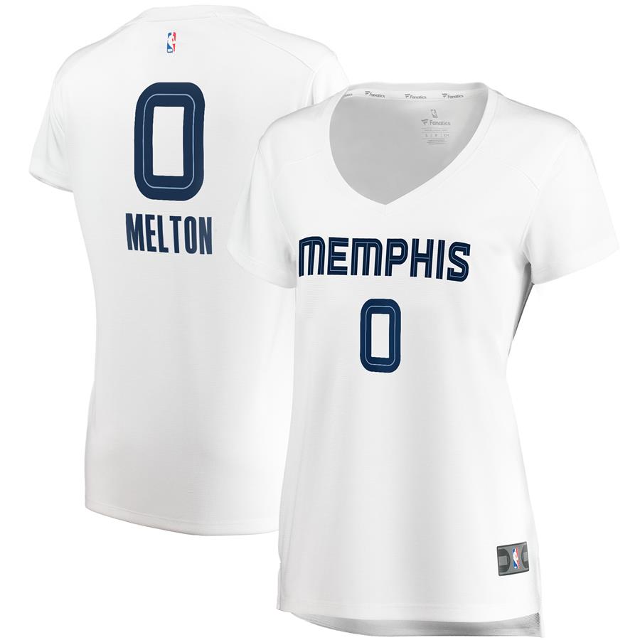 De'Anthony Melton Memphis Grizzlies Fanatics Branded Women's Fast Break Replica Jersey White - Association Edition