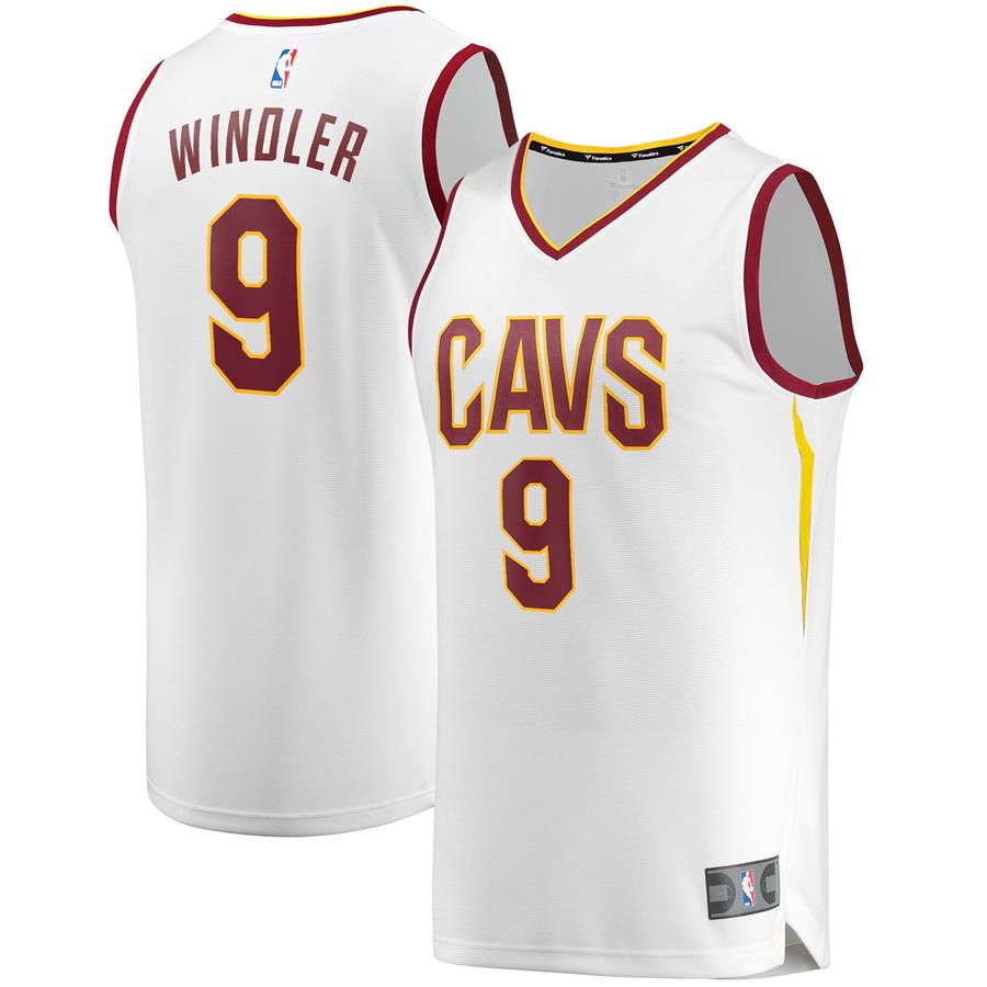 Dylan Windler Cleveland Cavaliers Fanatics Branded Fast Break Replica Jersey White - Association Edition
