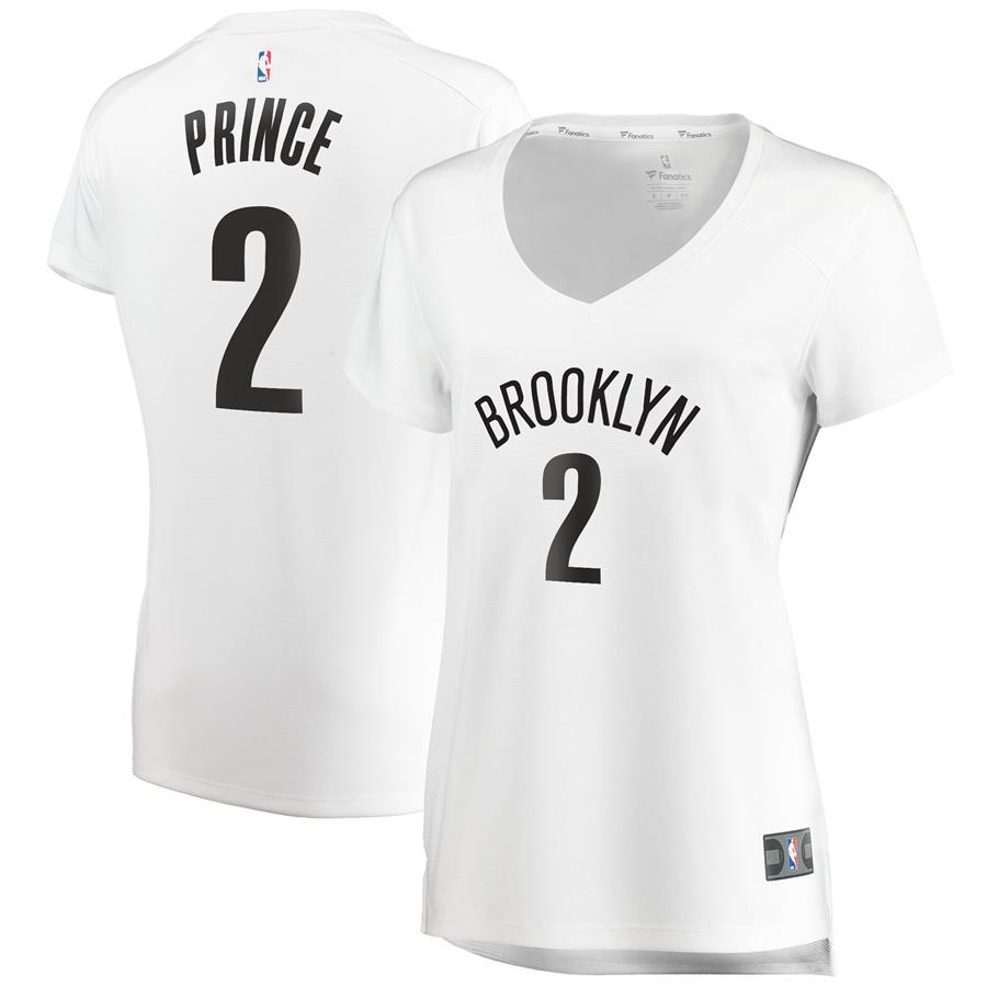 Taurean Prince Brooklyn Nets Fanatics Branded Women's Fast Break Replica Jersey White - Association Edition