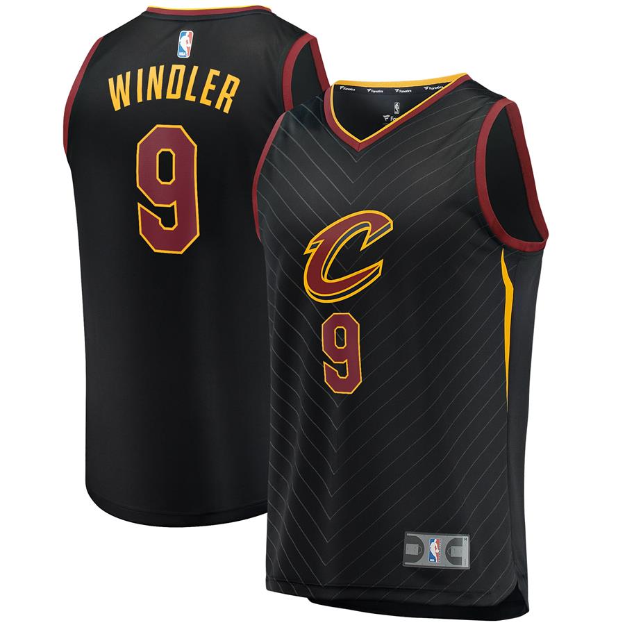 Dylan Windler Cleveland Cavaliers Fanatics Branded Fast Break Replica Jersey Black - Statement Edition