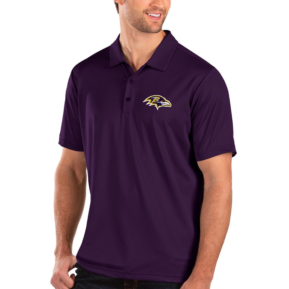 Baltimore Ravens Antigua Balance Polo - Purple