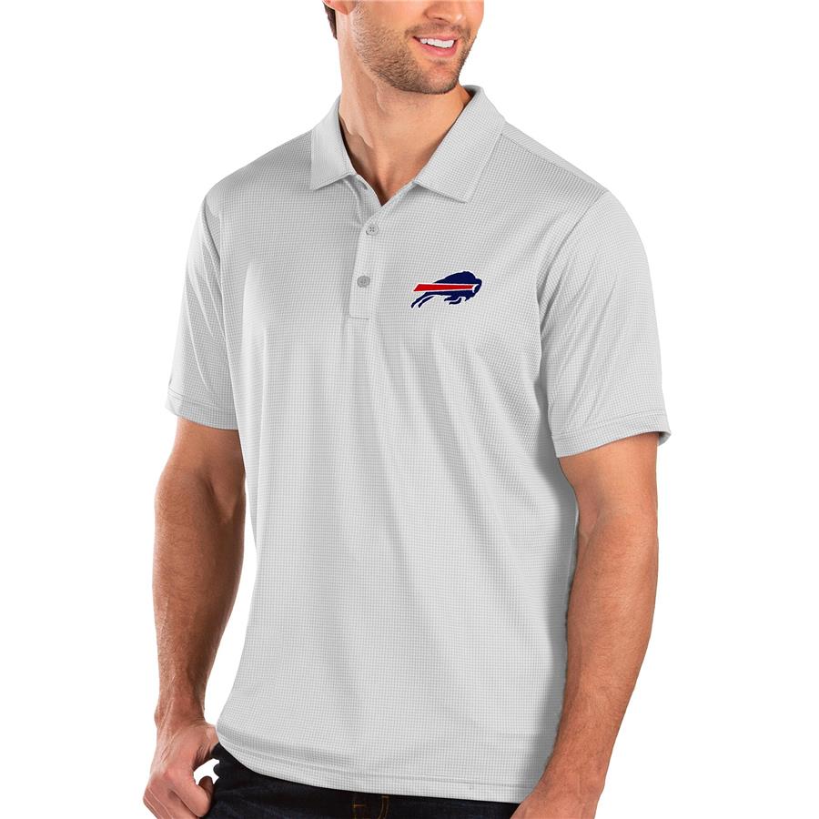 Buffalo Bills Antigua Balance Polo - White
