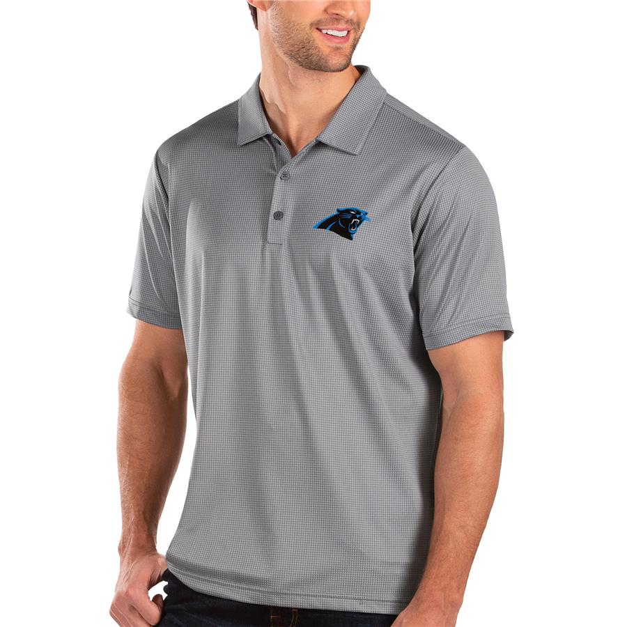 Carolina Panthers Antigua Balance Polo - Steel