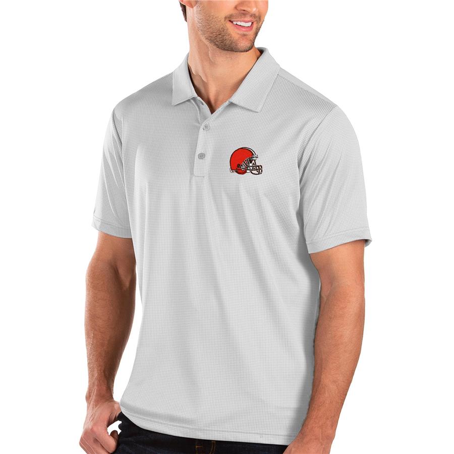 Cleveland Browns Antigua Balance Polo - White