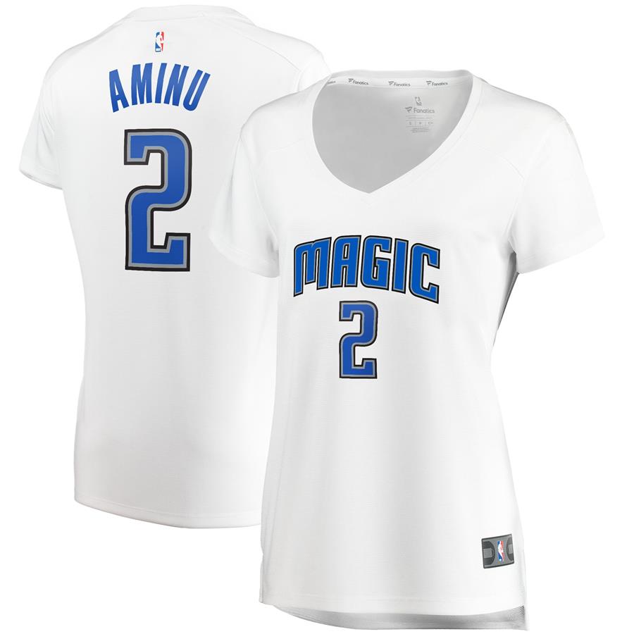Al-Farouq Aminu Orlando Magic Fanatics Branded Women's Fast Break Replica Jersey White - Association Edition