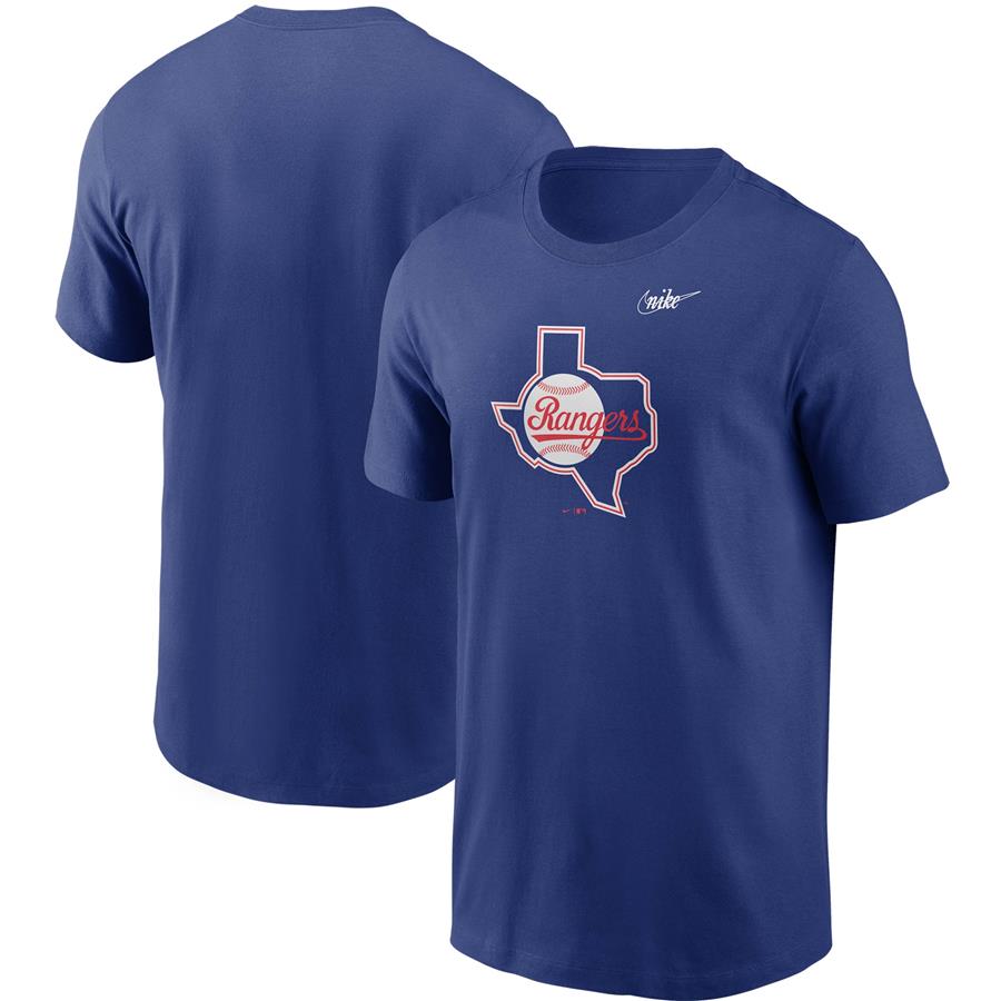 Texas Rangers Nike Team Large Logo Legend Performance T-Shirt - Royal