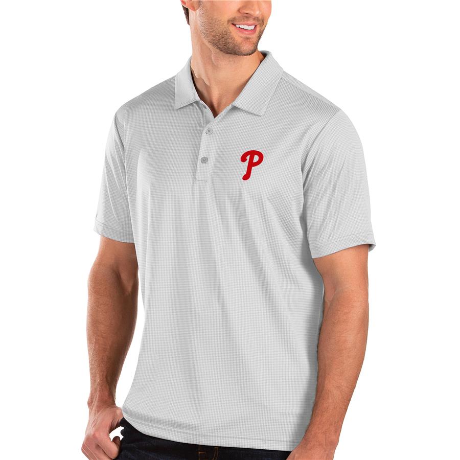 Philadelphia Phillies Antigua Balance Polo - White