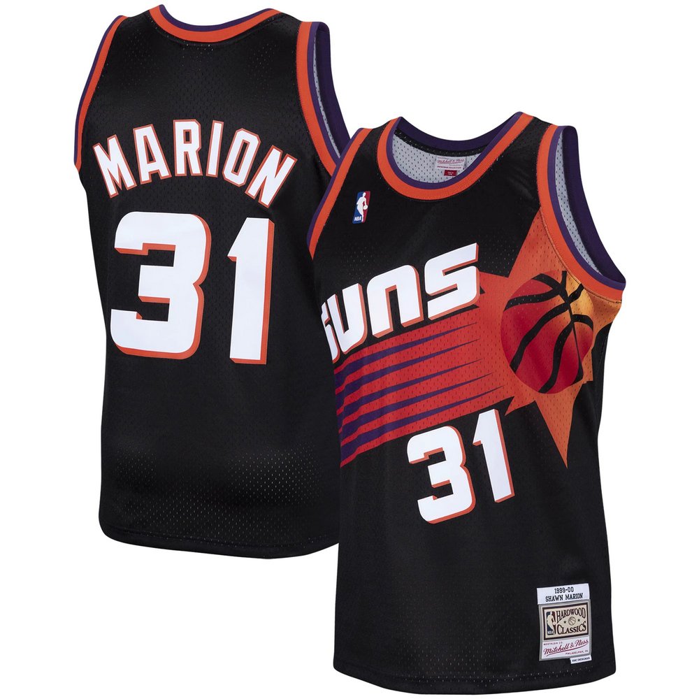 Джерси Shawn Marion Phoenix Suns Mitchell & Ness 1999-2000 Hardwood Classics Swingman Player (чёрный)