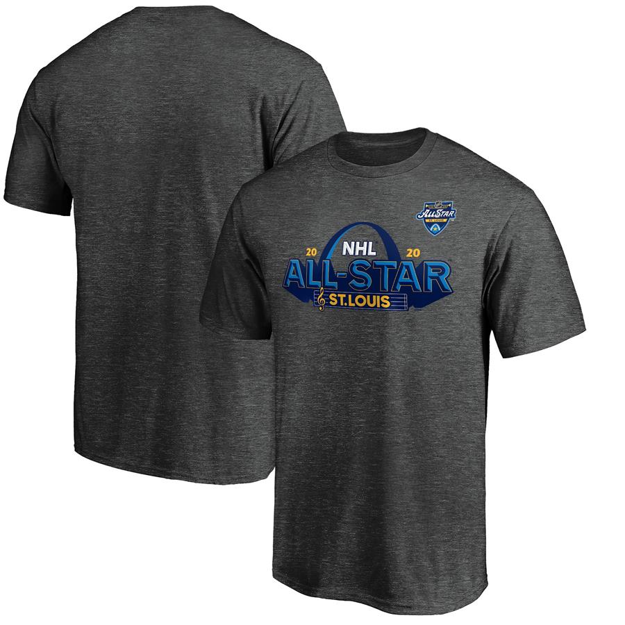 Fanatics Branded 2020 NHL All-Star Game St. Louis T-Shirt - Heather Gray
