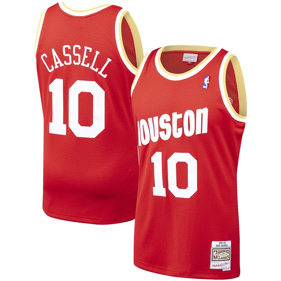 Sam Cassell Houston Rockets Mitchell & Ness 1993-94 Hardwood Classics Swingman Player Jersey - Red